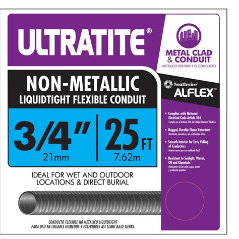 ultratite non-metalic 3 4 liquid tight conduit box fittings|ultratite liquidtight.